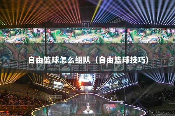 自由籃球怎么組隊（自由籃球技巧）