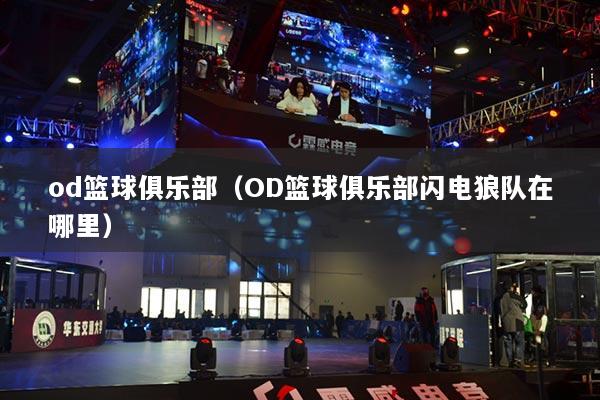 od籃球俱樂部（OD籃球俱樂部閃電狼隊(duì)在哪里）
