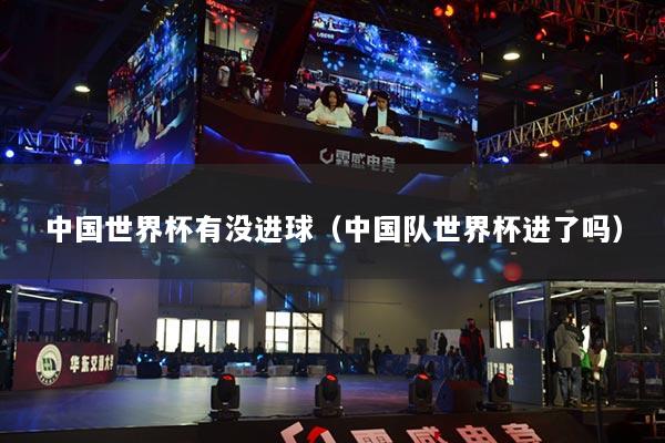 中國世界杯有沒進(jìn)球（中國隊(duì)世界杯進(jìn)了嗎）