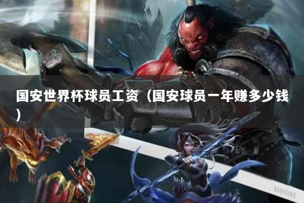 國安世界杯球員工資（國安球員一年賺多少錢）