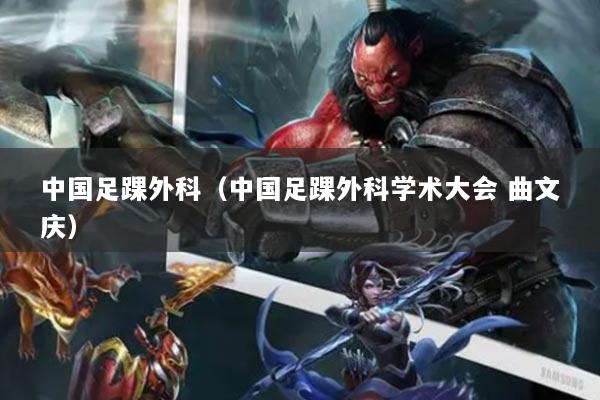 中國足踝外科（中國足踝外科學術大會 曲文慶）