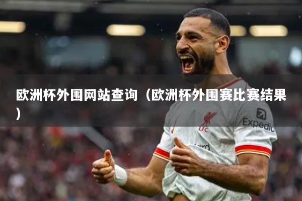 歐洲杯外圍網(wǎng)站查詢（歐洲杯外圍賽比賽結(jié)果）